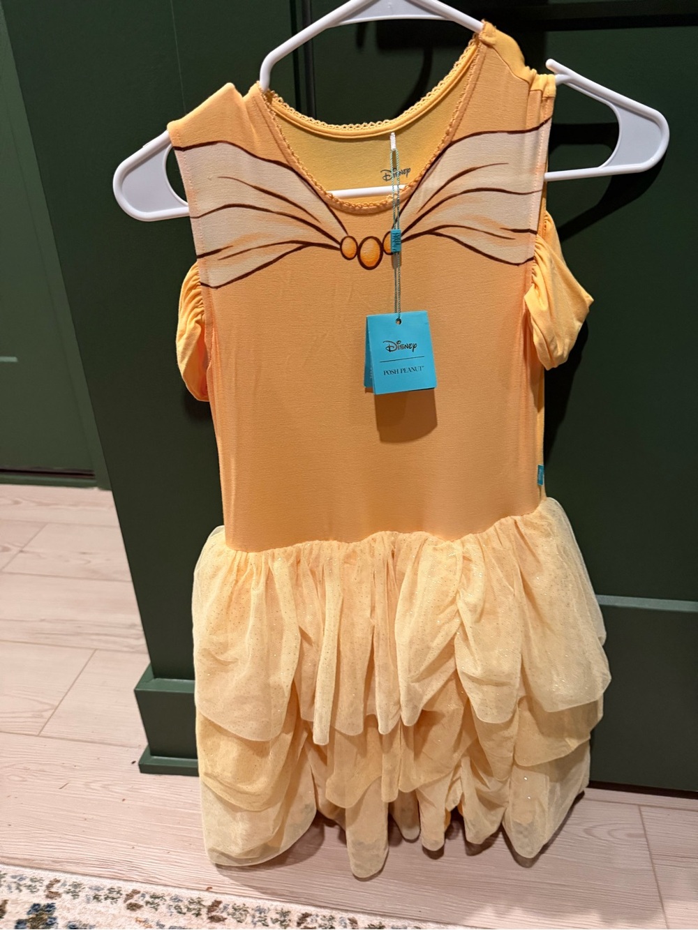 Posh Peanut Yellow Princess Belle Tulle Skirt Dress